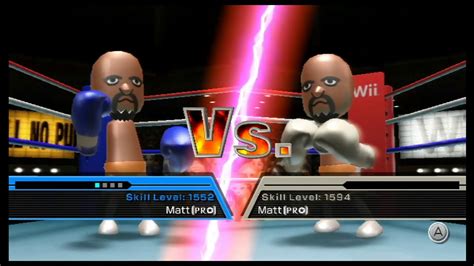 This is likely more than a coincidence, as something like this happening randomly has a really low chance of occurring. . Wii sports boxing matt